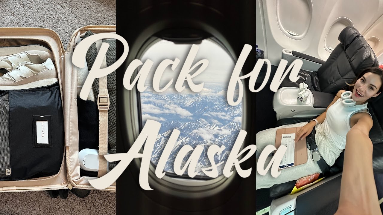 PACK WITH ME FOR ALASKA VLOG | 2 weeks in a carry on, packing tips & 8th anniversary date!
