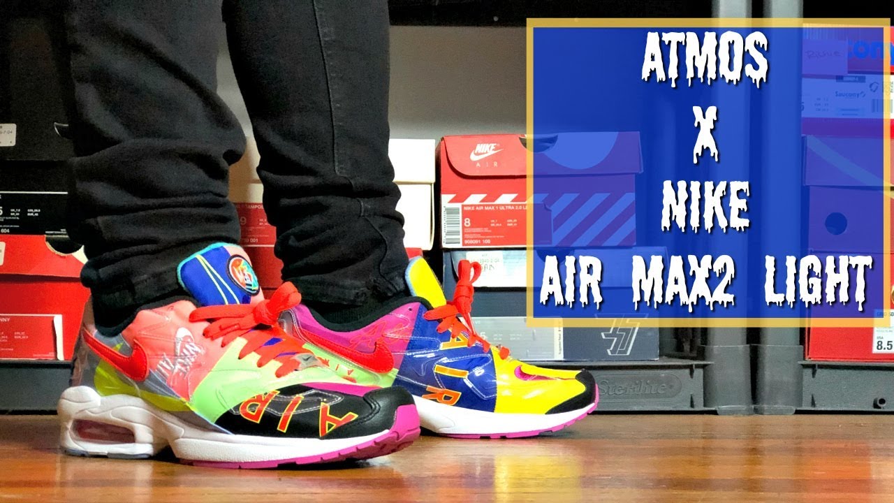 HONEST REVIEW OF THE ATMOS X NIKE AIR MAX2 LIGHT!!!! ATMOS X NIKE AIR MAX2 LIGHT ON FEET!!!