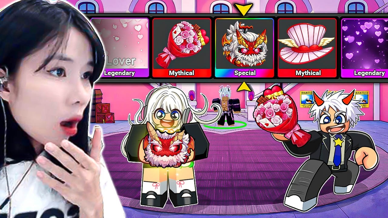 Yune Sở Hữu Trái Yeti Fiend Siêu Mạnh và PVP Cùng Bi Huỳnh Trong Update Valentine Bloxfruit!