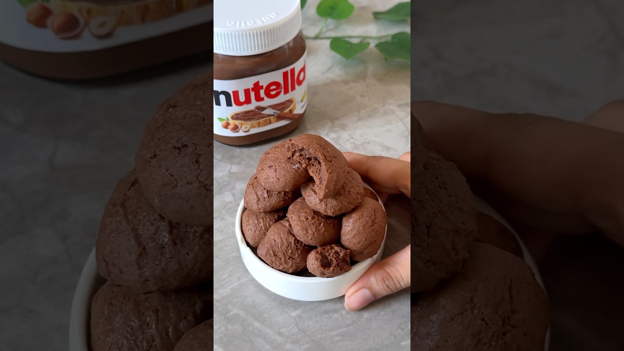 3 Ingredient Nutella Cookies Recipe