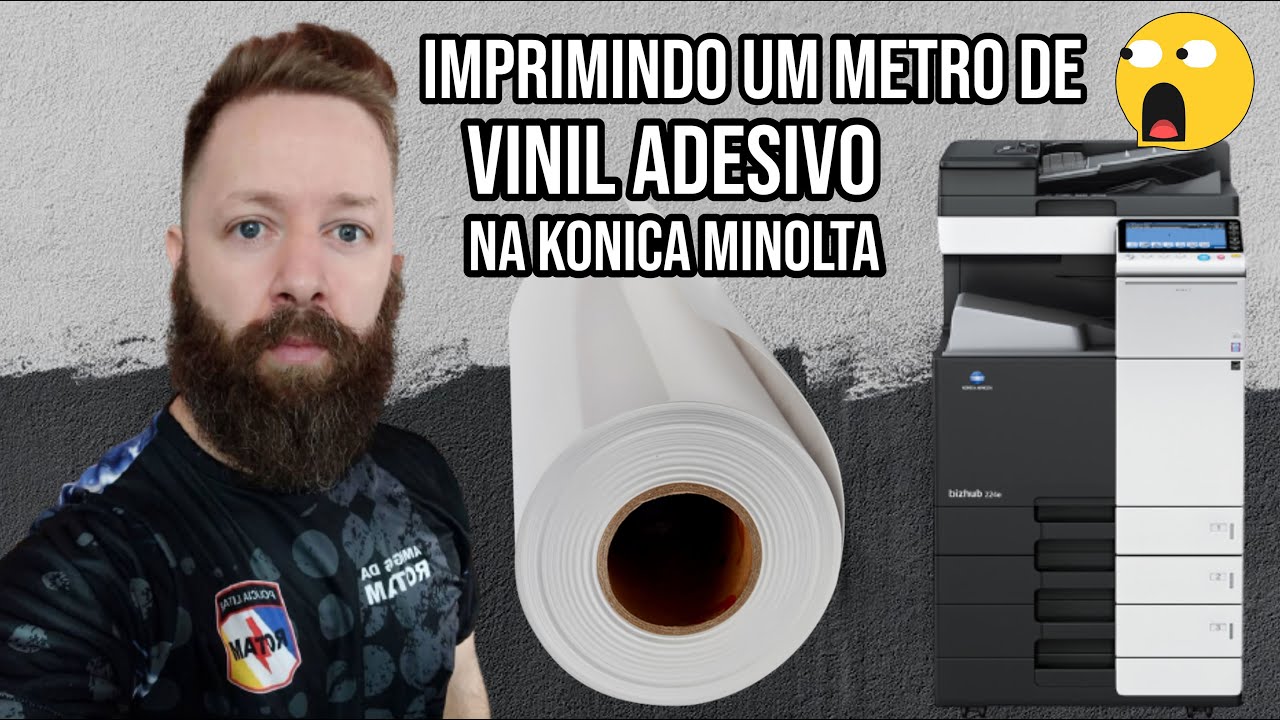 ADESIVO VINIL NA KONICA MINOLTA
