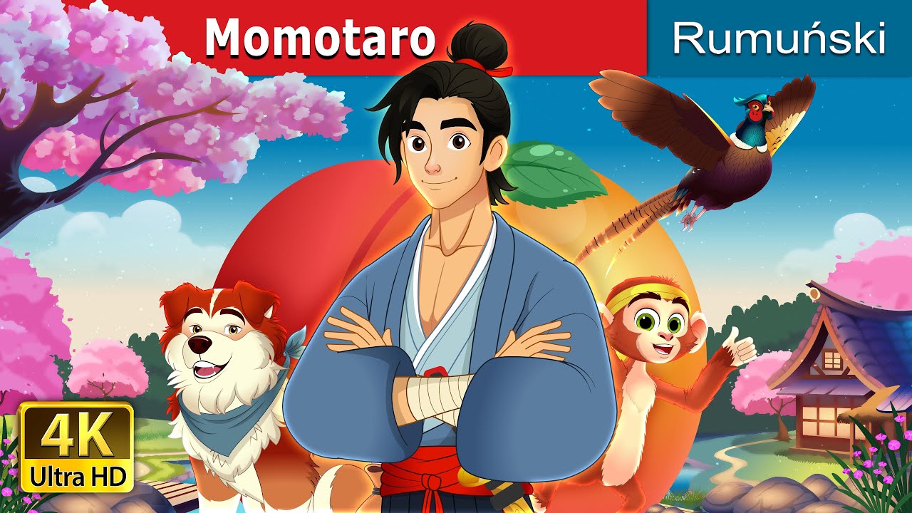 Momotaro - Băiatul piersică | Momotaro in Romanian | @RomanianFairyTales