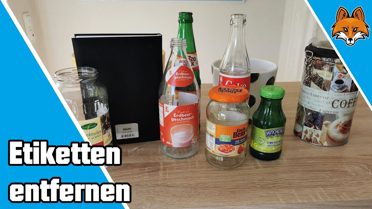 Etiketten entfernen - Aufkleber und Klebereste einfach beseitigen ✅