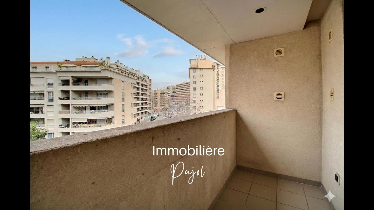 Appartement Type 2 à louer à Marseille 6e : Prado/Castellane, balcon et stationnement inclus