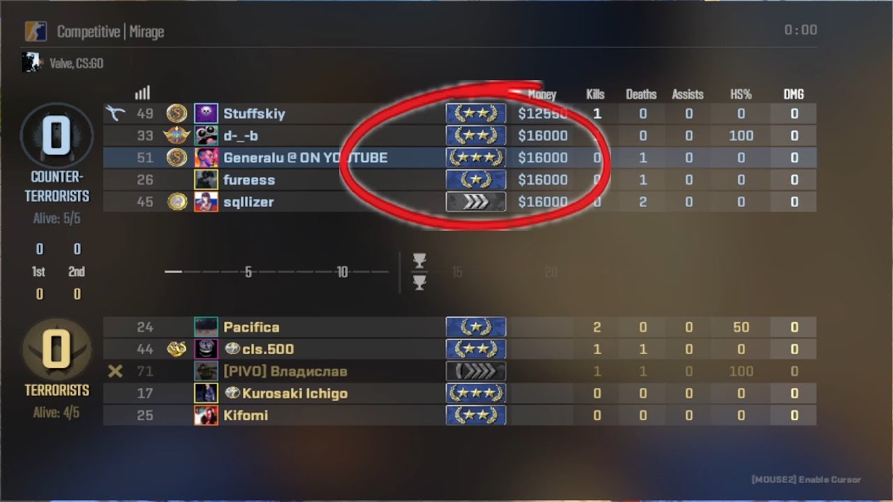 LE-AM VAZUT RANKURILE INAINTE DE MECI *bug*