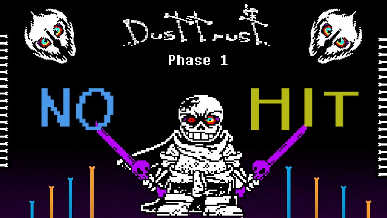 No HIt Dustswap: Dusttrust phase 1 by Treo |Undertale Fan-Game|