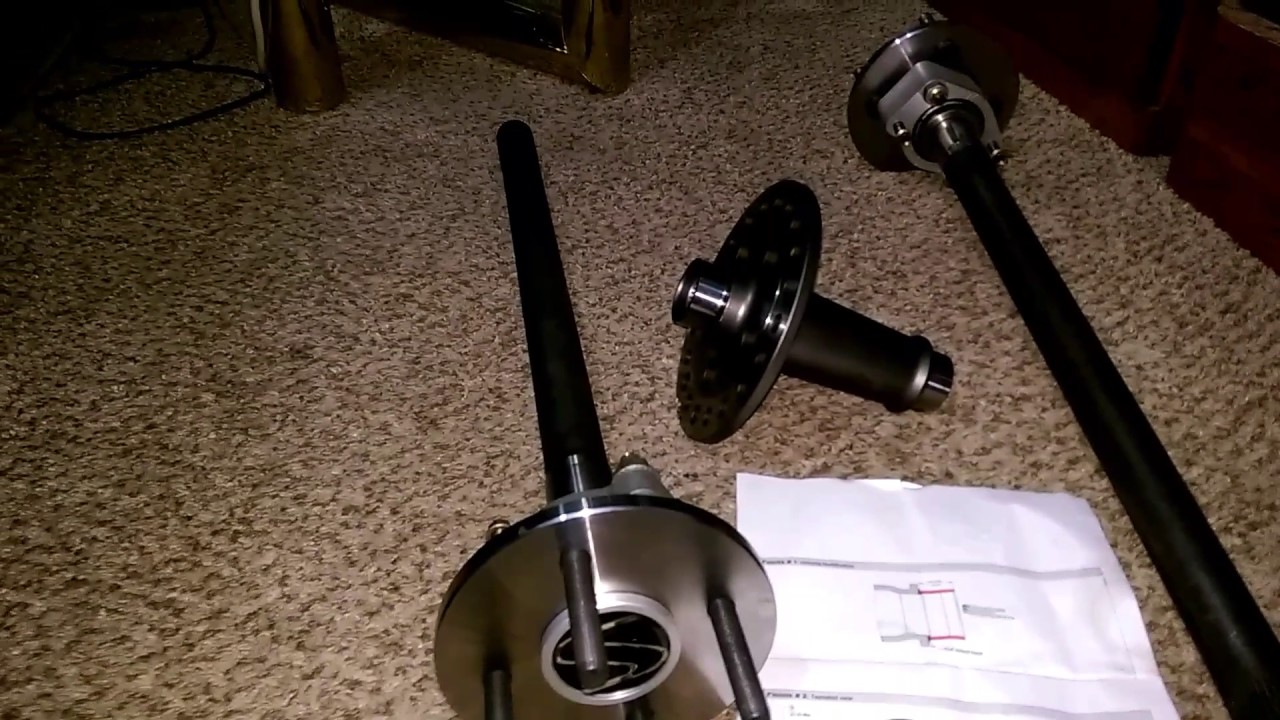 Strange 35 spline drag racing axles and 8.8 spool locker