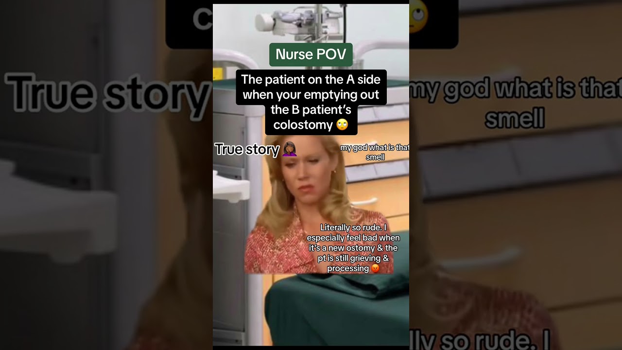 Nursing realities: beyond the stereotypes #colostomy #nursestories
