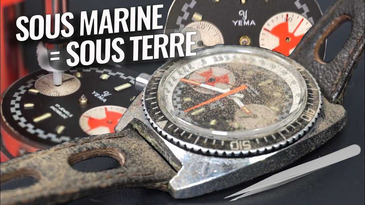 Très MAL en point cette YEMA Big Eye ! (Restauration Montre)