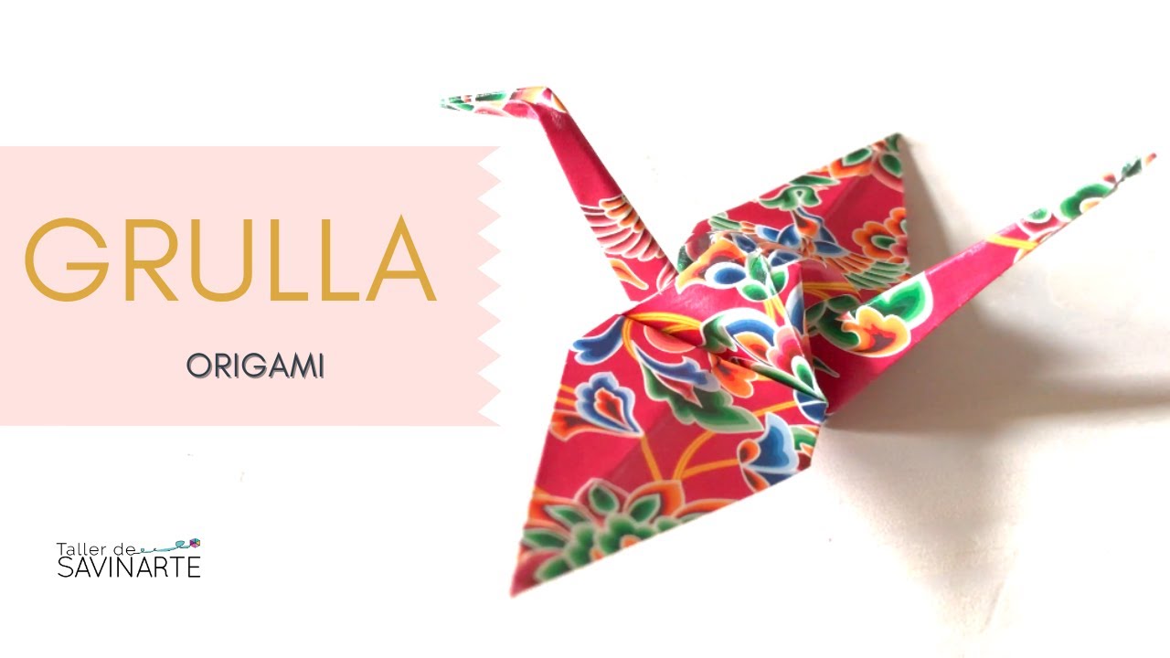 Cómo hacer una grulla de papel I Origami Kranich