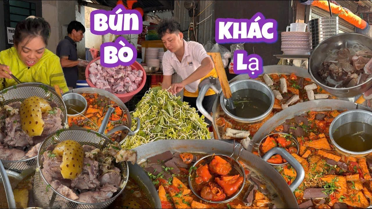 Chàng trai ĐN lên Sài Gòn nấu món bún bò rất lạ bán giá 35k, ăn quá đã I meanmechoi