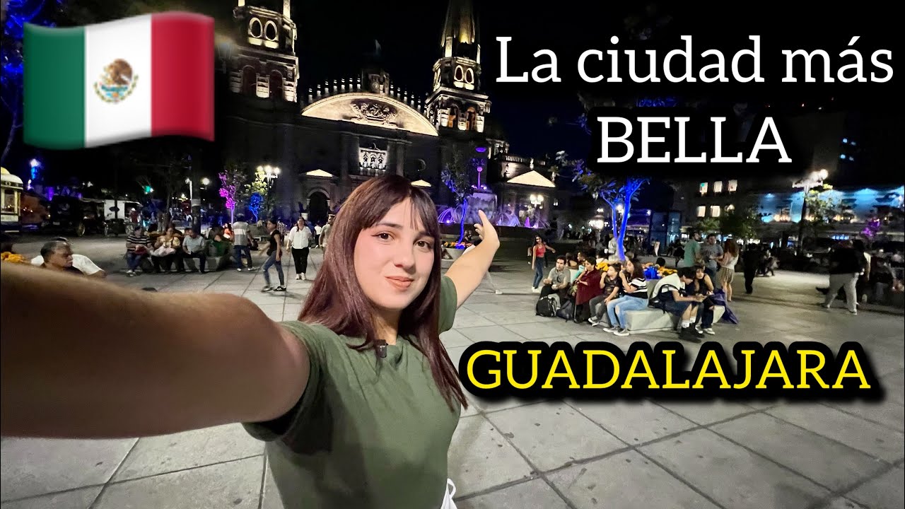 Así es el Centro de Guadalajara de Noche. LA CIUDAD Más Bella de México 🇲🇽