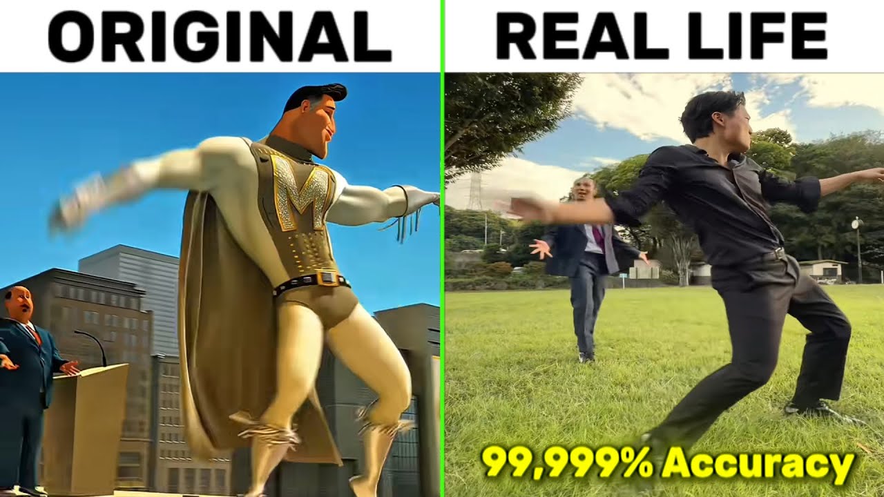 Metro Man Edit Original vs Real Life (99,9999% Accuracy)