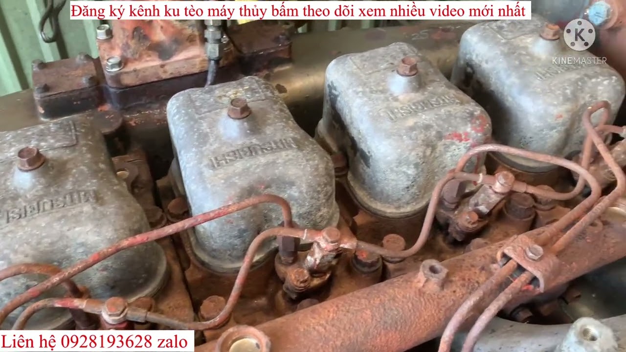 Mitsubishi 6D22 350 sức ngựa anh em có nhu cầu mua máy liên hệ 0928193628 gặp tèo dc hổ trợ quý ae