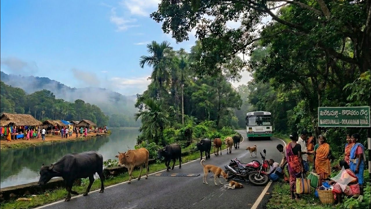 మారేడుమిల్లి నుండి గుర్తేడు వరుకు  మొత్తం Free Bus ticket 🎫 | Andhra Pallevelugu Bus series | Apsrtc