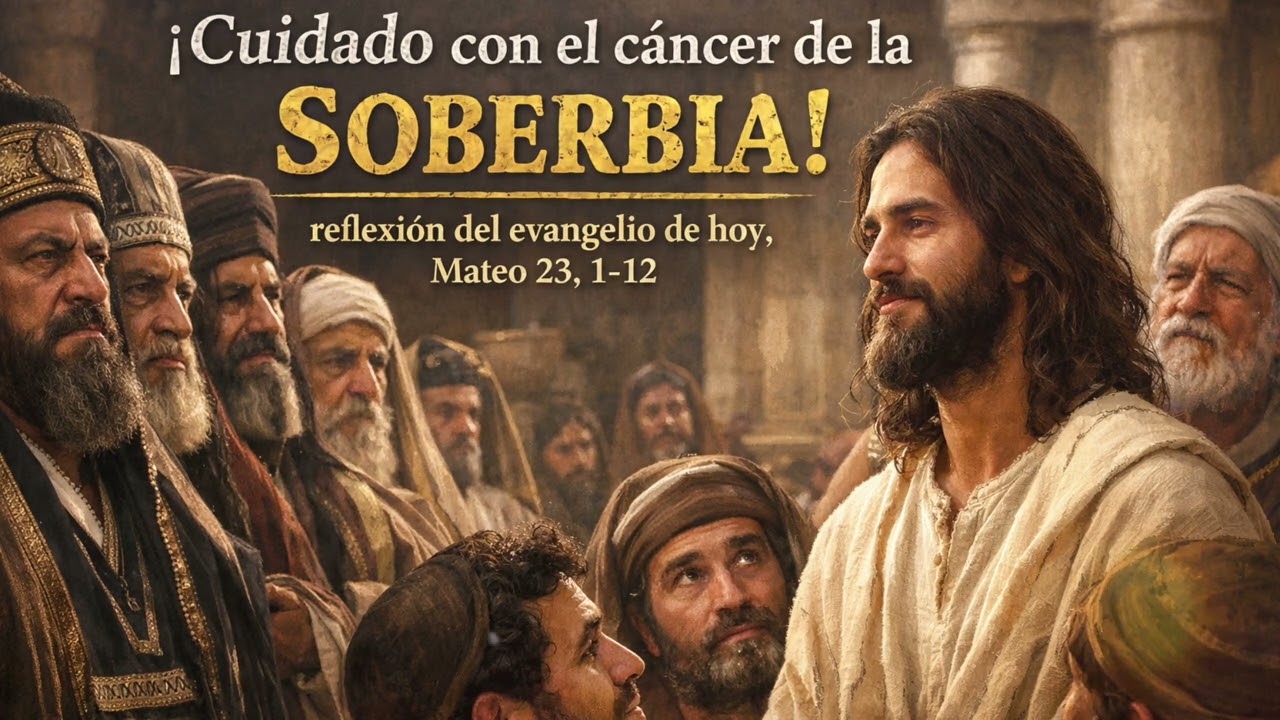 ¡Cuidado con el cáncer de la soberbia! | Evangelio de hoy Mateo 23, 1-12 | Reflexión católica