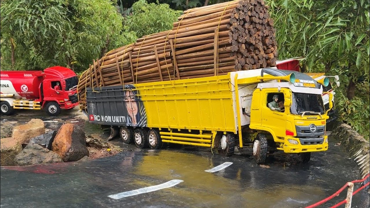 TRIBAL HINO 500 KETENGGAK di SETINJAU LOUIK🔥‼️ TEKOR gx bisa BELOK Karna kepanjangan