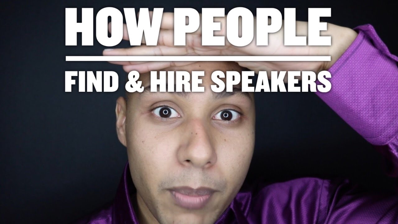 How people find & hire speakers - Speaker Training