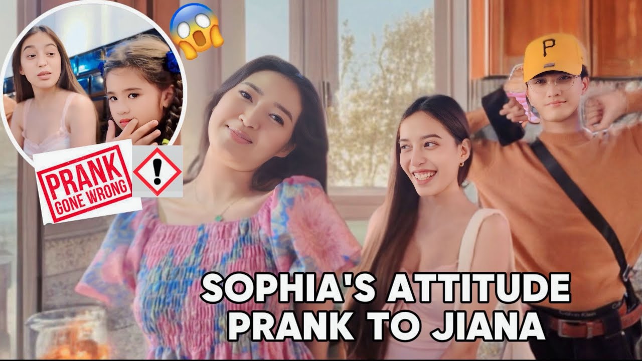 SOPHIA'S ATTITUDE PRANK TO JIANA FAILED !! (our prankster is also a softhearted to the kid )