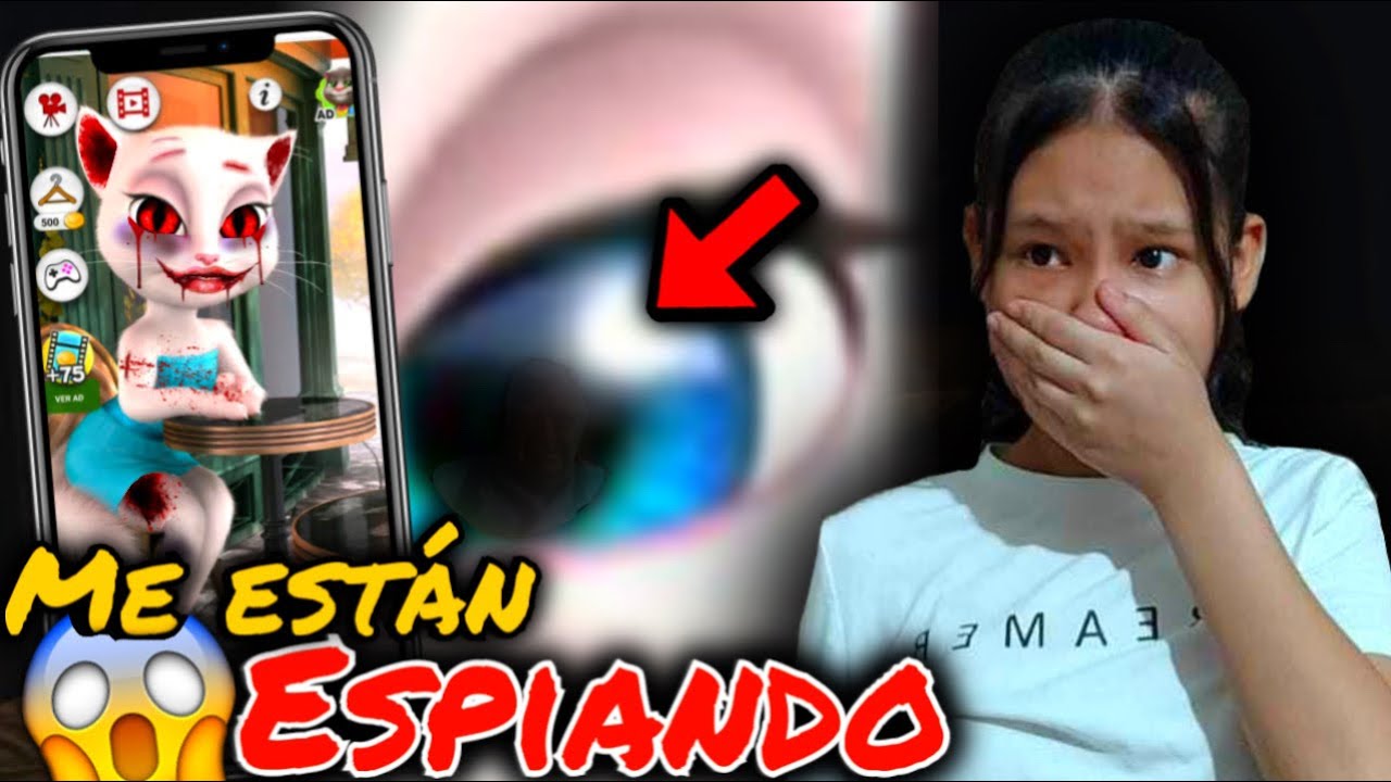 ESTA APLICACIÓN ME ESTA *ESPIANDO* 😱 *NUNCA LA DESCARGUES* TALKING ÁNGELA