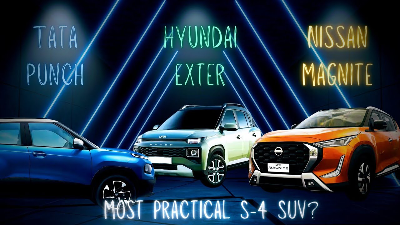 Tata Punch vs Hyundai Exter vs Nissan Magnite | Top SUV Features Under 10 Lakh | Which is Best?