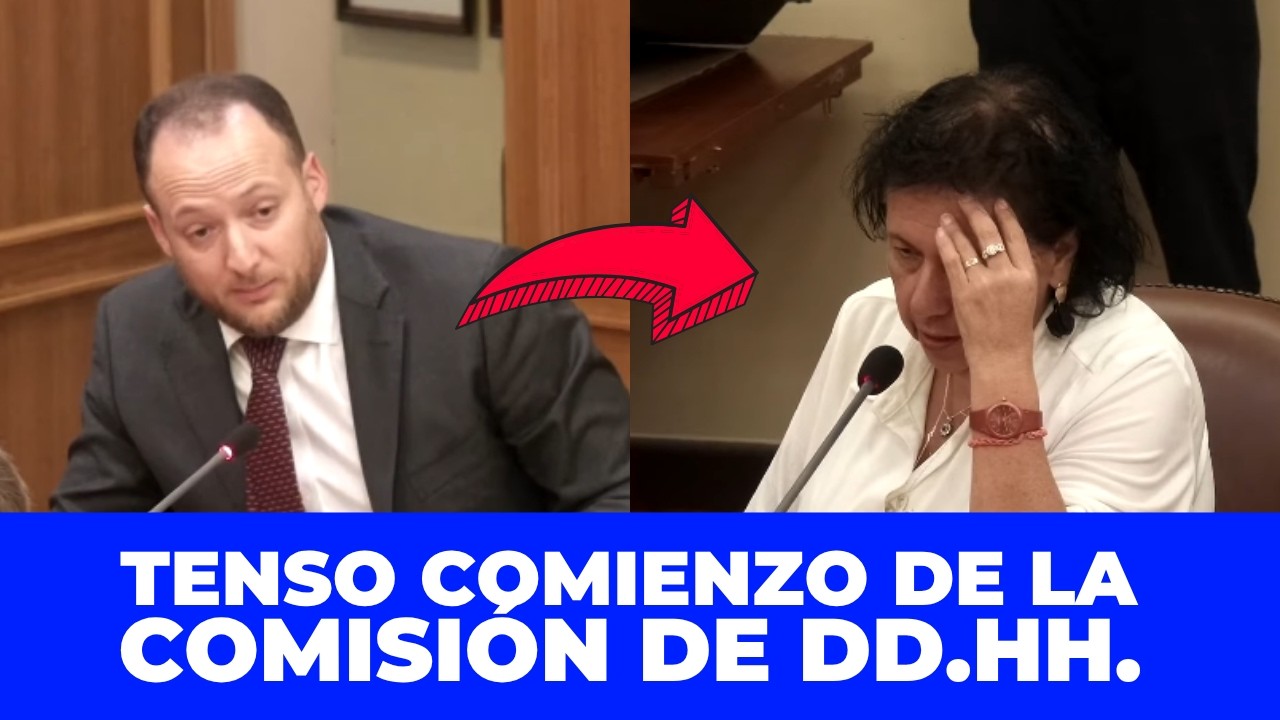 TENSO COMIENZO DE LA COMISIÓN DE DERECHOS HUMANOS DE LA CÁMARA DE DIPUTADOS