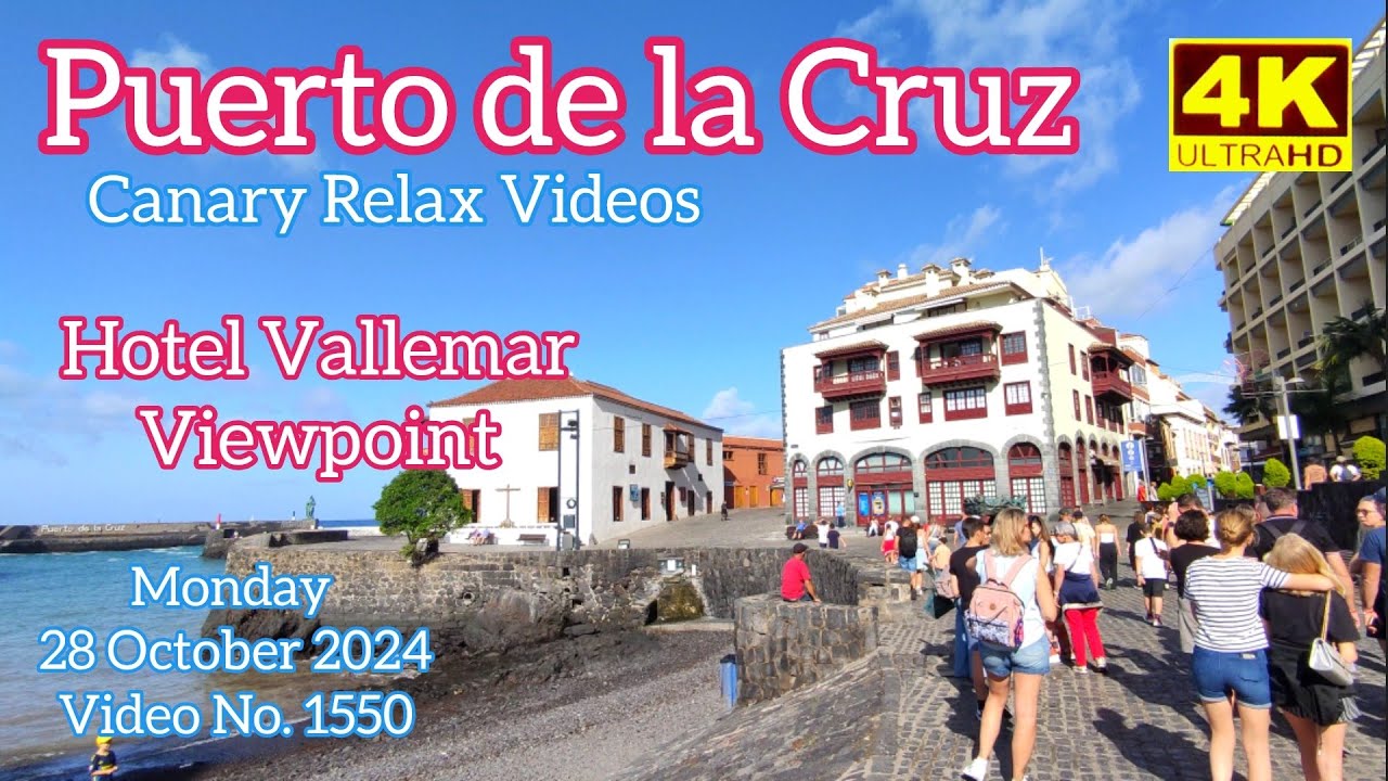 Tenerife 🏝️ Puerto de la Cruz Hotel Vallemar Viewpoint 28 October 2024 Teneriffa