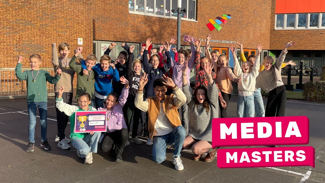 MediaMasters winnaar 2023: Groep 8A van de Bernadetteschool uit Naaldwijk (regulier basisonderwijs)