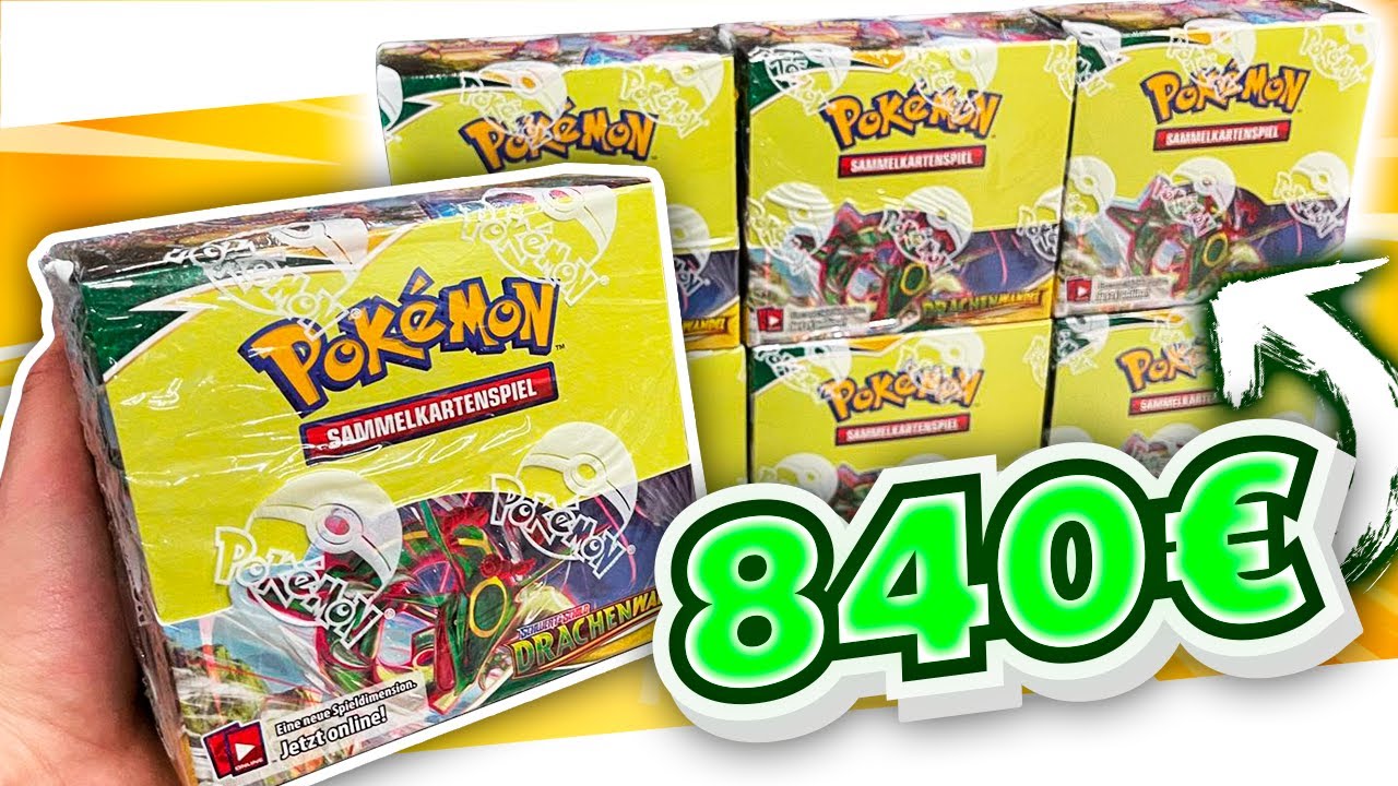 LOHNT SICH ein DRACHENWANDEL REPRINT DISPLAY CASE? 🤔 Pokemon Booster Opening Unboxing