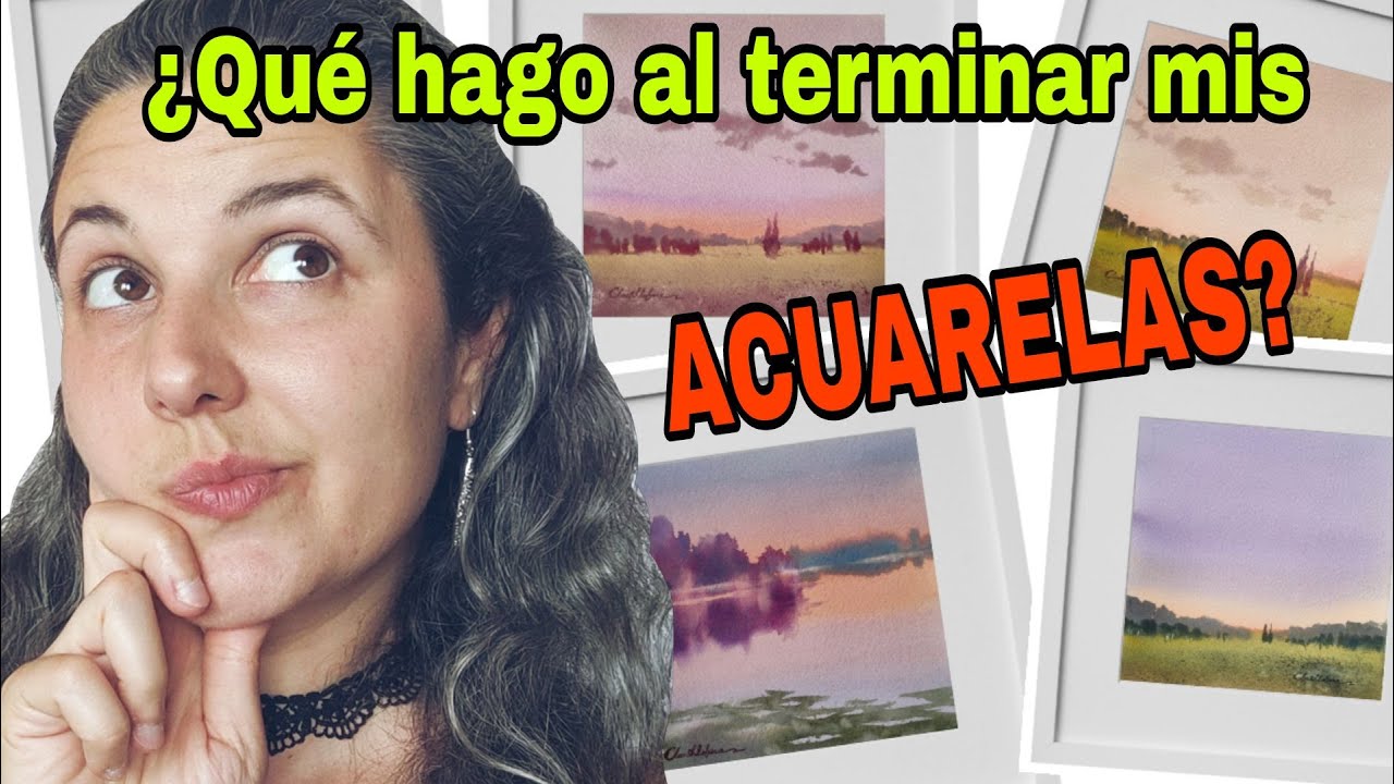 Cómo PROTEGER tus ACUARELAS (almacenamiento, barniz, marco...)