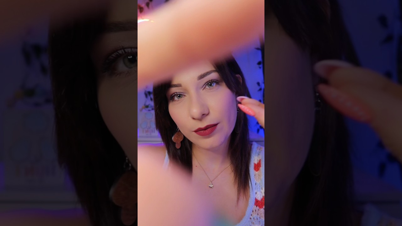 ASMR mouth sounds 💚 #asmr #relax #asmrvideo #asmrsounds #plucking #asmrforsleep #sleep