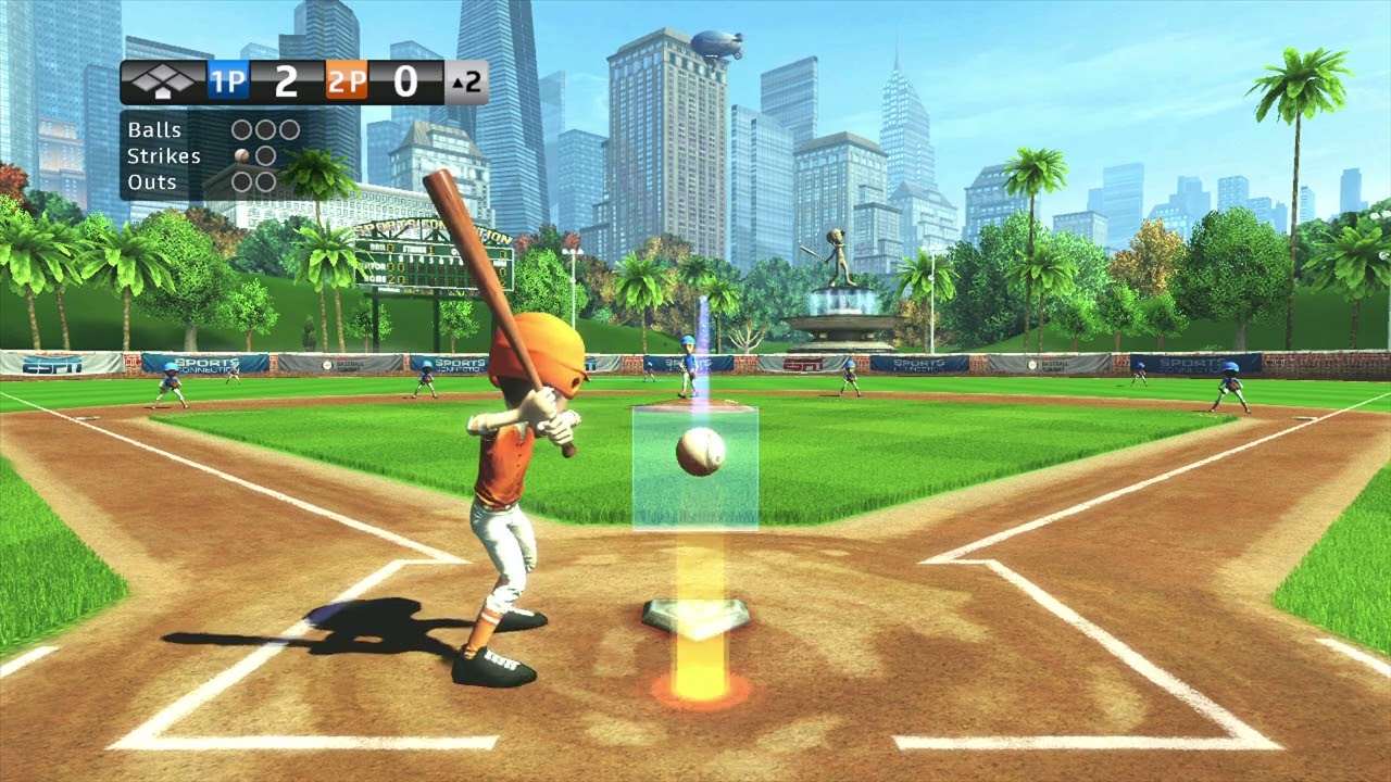 WiiU（ウィーユー）のスポーツコネクションをプレイしてみた！競技は野球。
