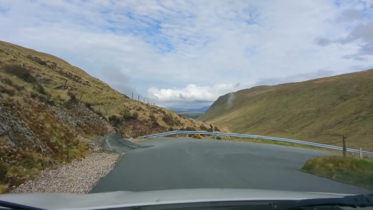 Descending down the Glengesh pass, Donegal, Ireland