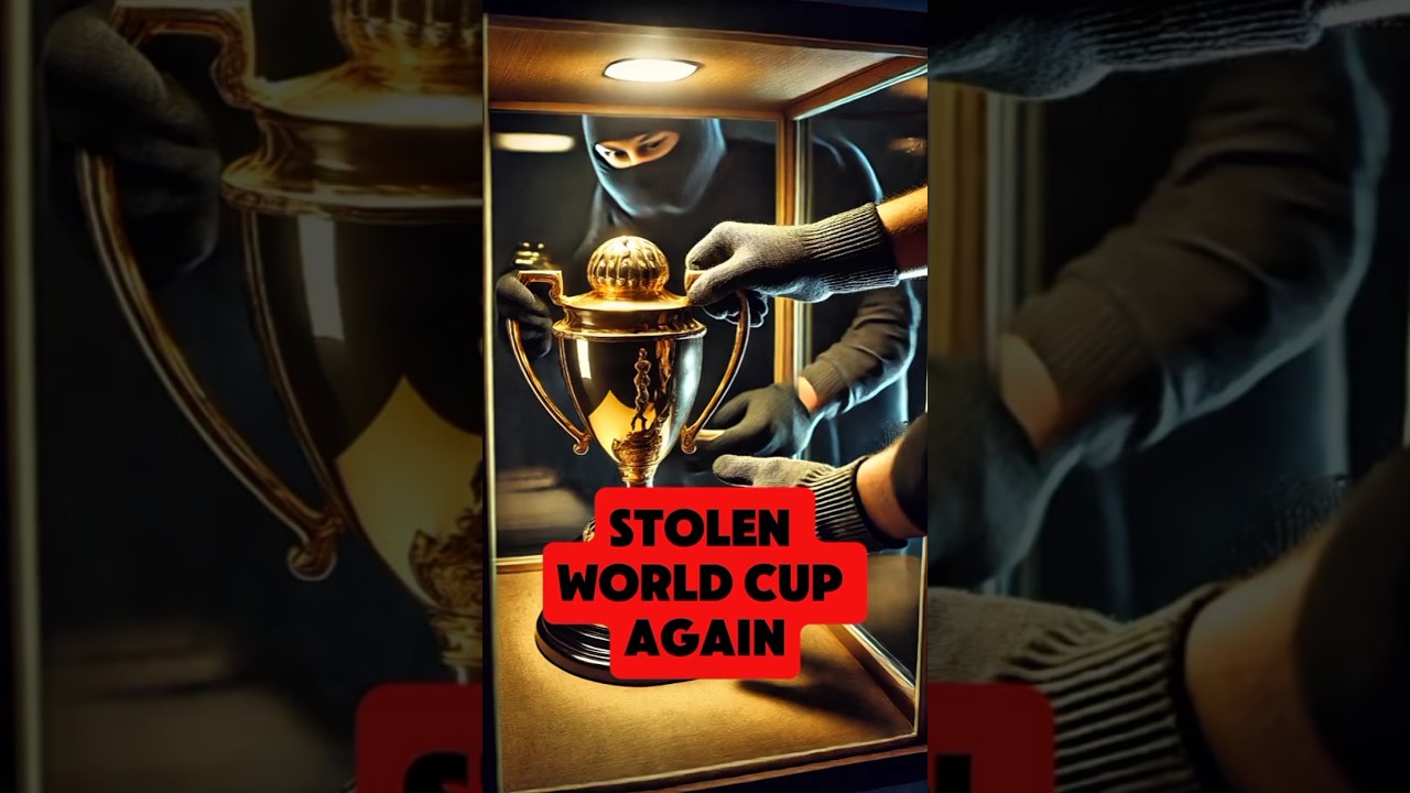 World Cup trophy was stolen again #football #fifa #ronaldo #messi #soccer