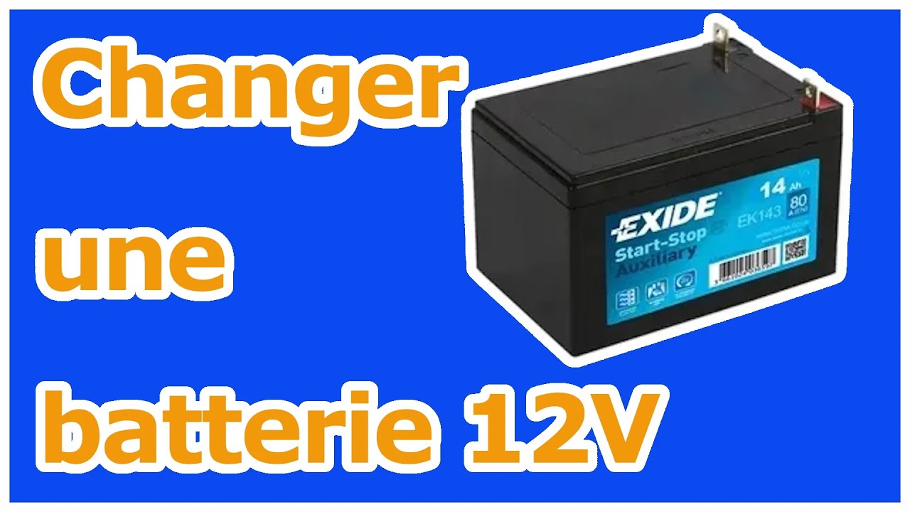 Batterie 12V 🚗 Changez-la vous-même !🔧