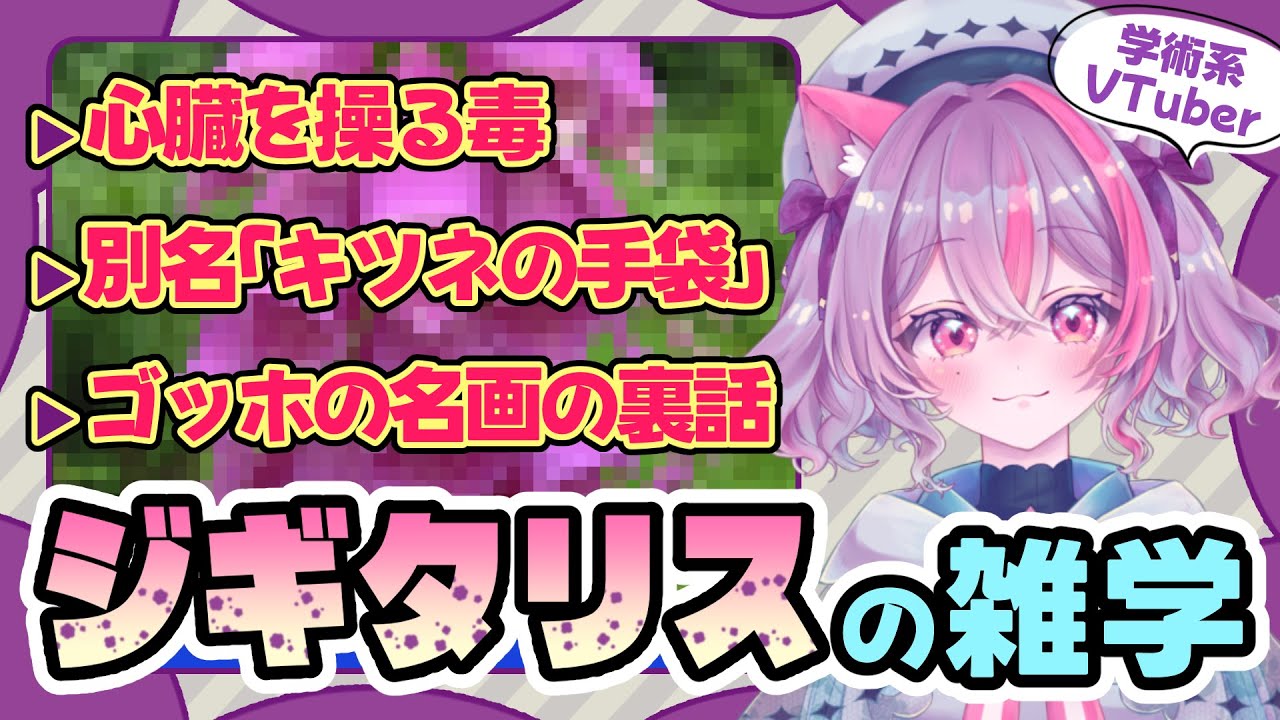 【毒物雑学】心臓を操る不思議な花！ジギタリスを解説