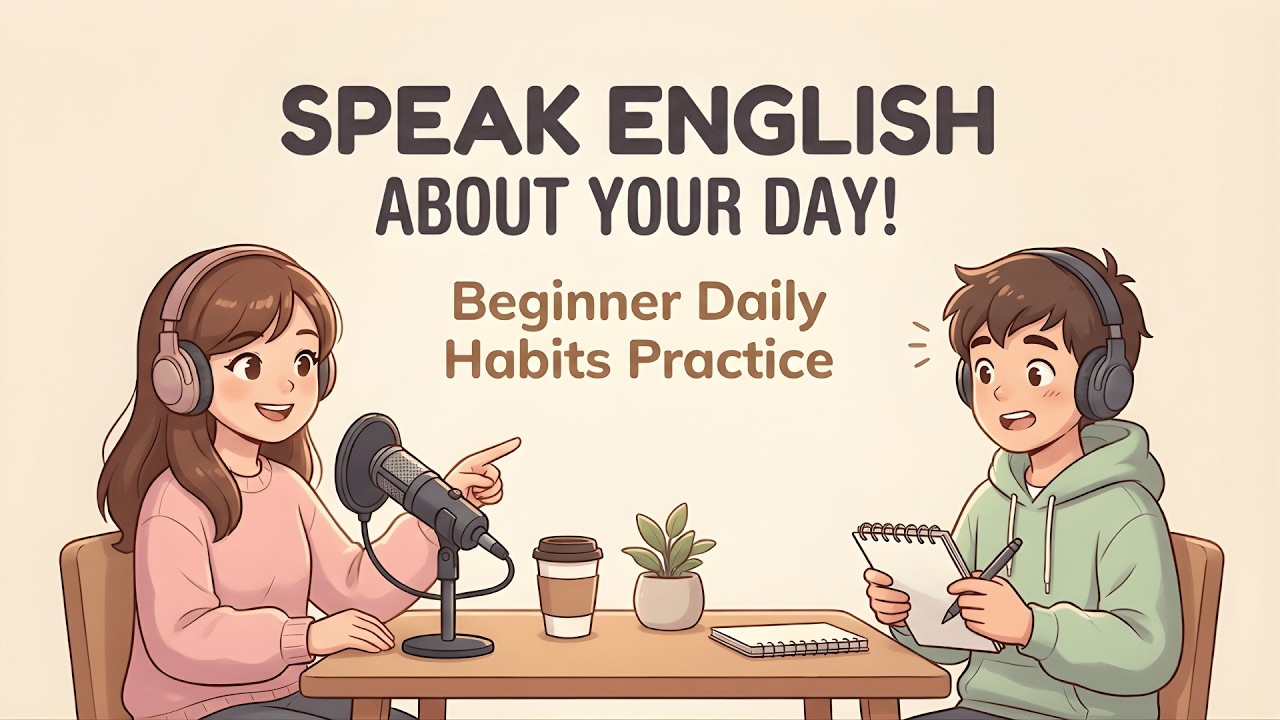 Speak English About Your Daily Routine | Easy Beginner Listening & Speaking Practice
