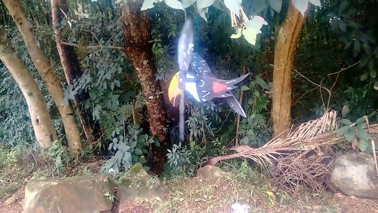 Catavento formato de tucano