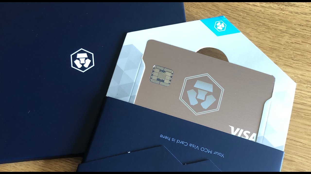 MCO Visa Crypto Debit Card arrived in Europe EU (Rose Gold Unboxing)