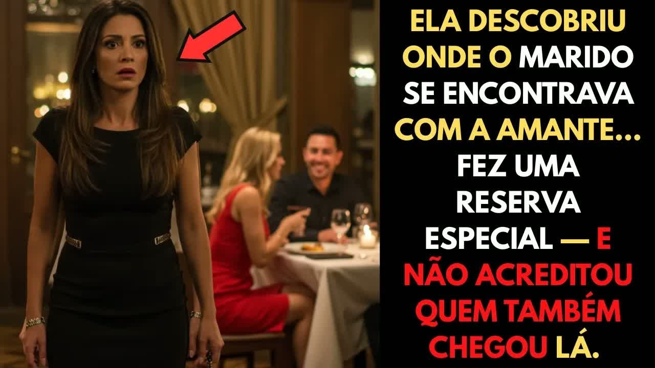 ♥️ ELA DESCOBRIU ONDE O MARIDO SE ENCONTRAVA COM A AMANTE. FEZ UMA RESERVA NO MESMO RESTAURANTE E