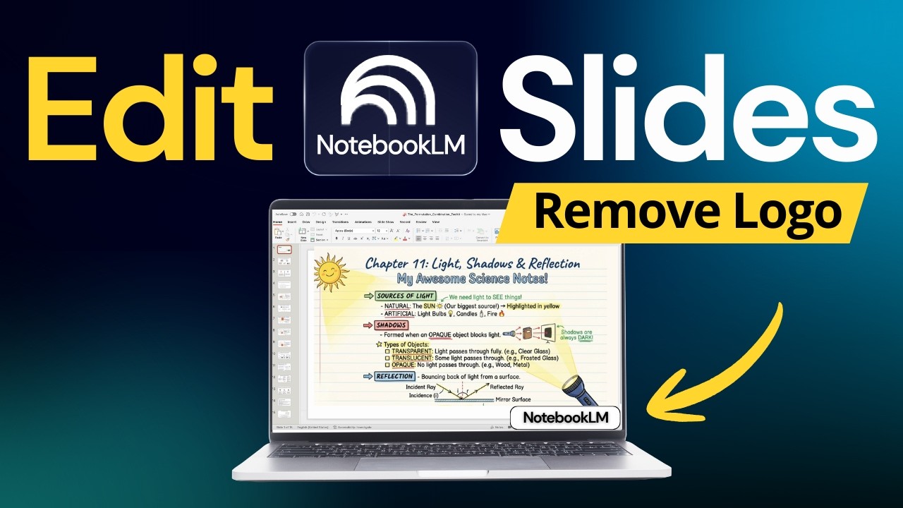 Convert NotebookLM PDF Slides⚡️to Editable PowerPoint 🔥 for FREE !