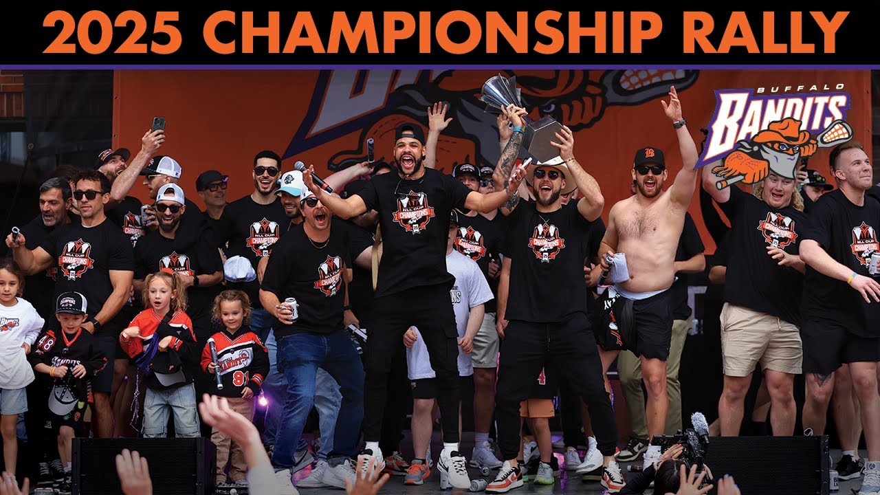 Full 2025 Bandits Championship Rally Ceremony! | Buffalo Bandits