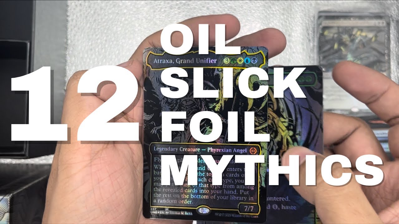 Opening 6 COMPLEAT EDITION BOOSTERS from Magic: The Gathering Phyrexia ONE Compleat Edition Bundle!