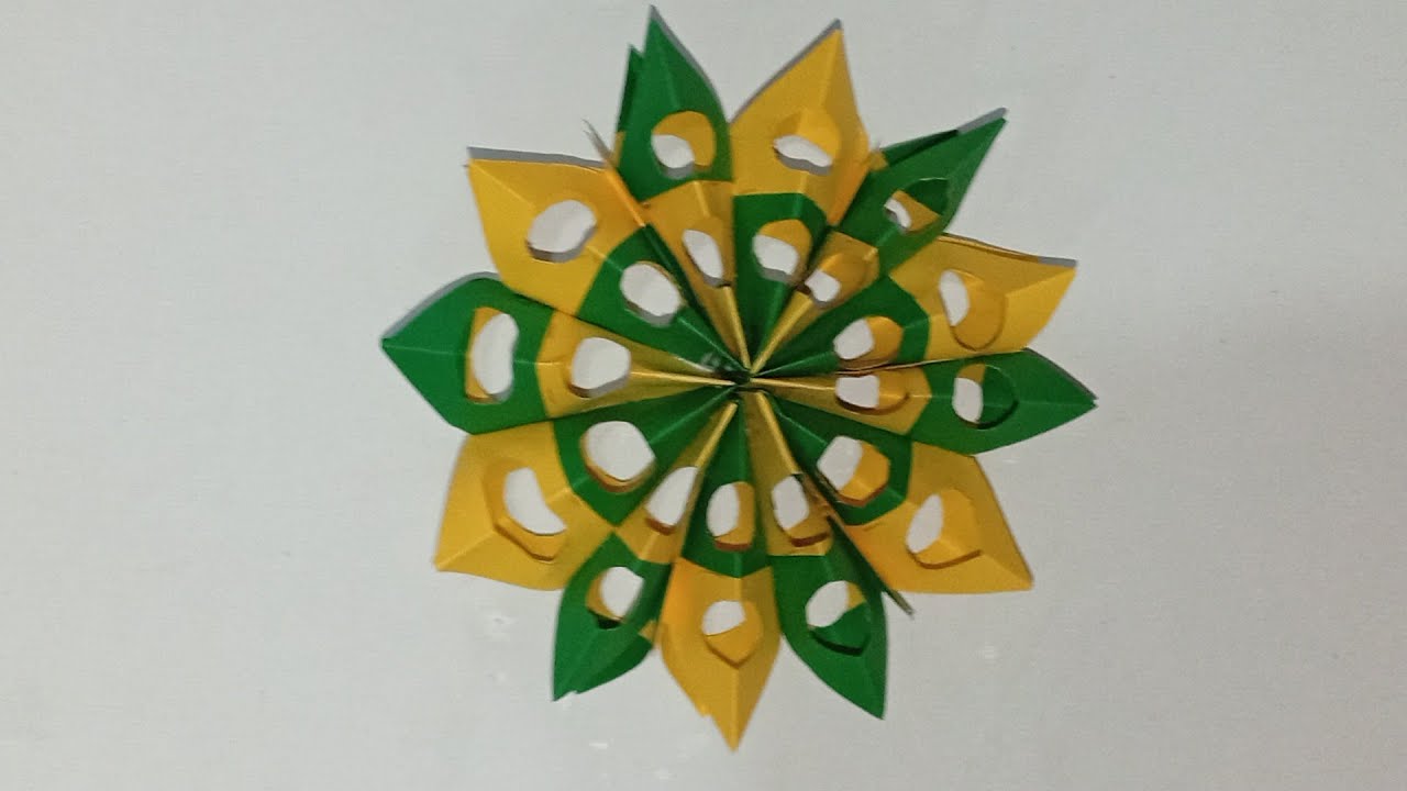 How to make simple flowers / DIY paper craft / Easy craft ideas / paper craft