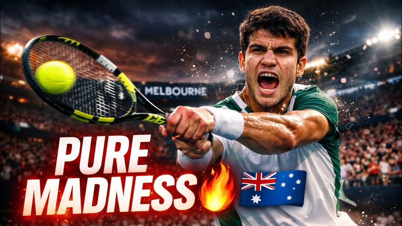 Alcaraz Went BEAST MODE at Australian Open 🇦🇺 | Unreal Tennis 🔥