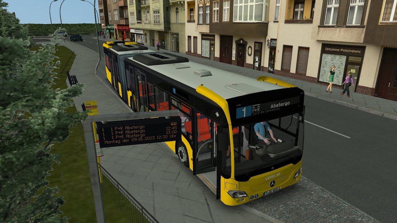 [No comment] OMSI 2 - Avelia V3 Line 1 - Mercedes Citaro G C2 Hybrid TEC Edition