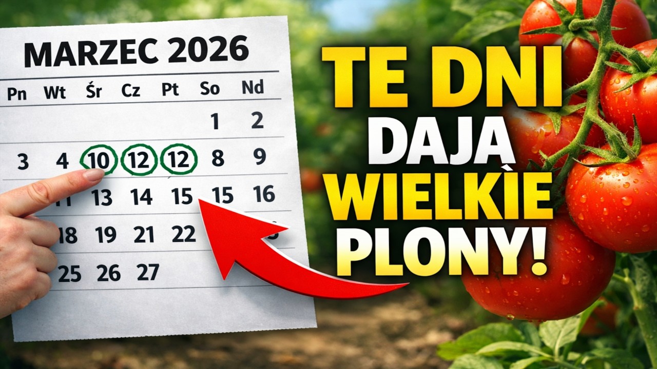 Sekret Ogrodnika 2026: Te DNI w Marcu GWARANTUJĄ Obfite Plony!
