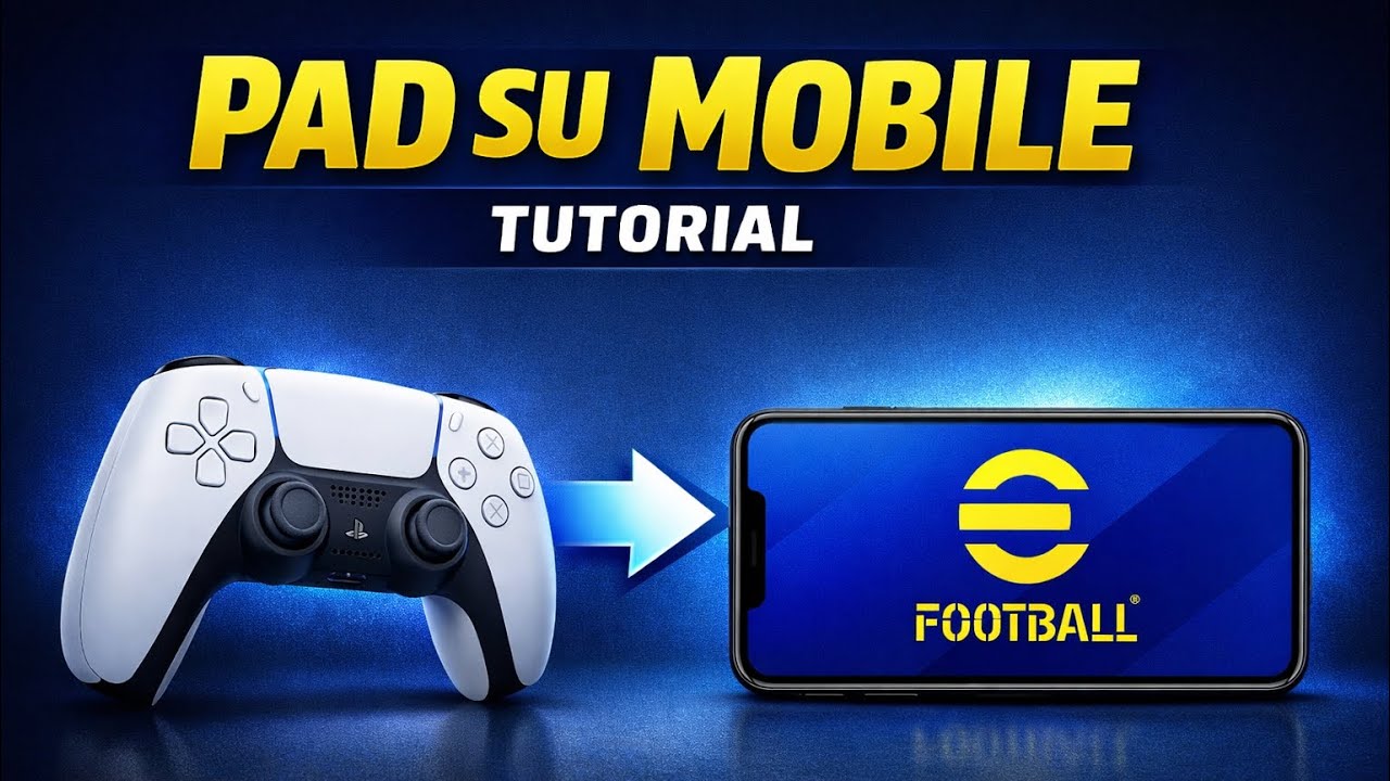 COME GIOCARE con CONTROLLER su eFOOTBALL MOBILE‼️ *TUTORIAL ITA*