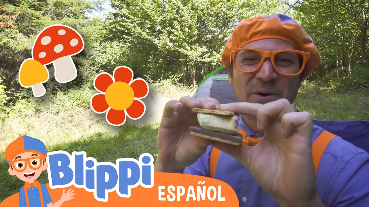 Blippi visita un Campamento | Aprende con blippi | Videos educativos para niños