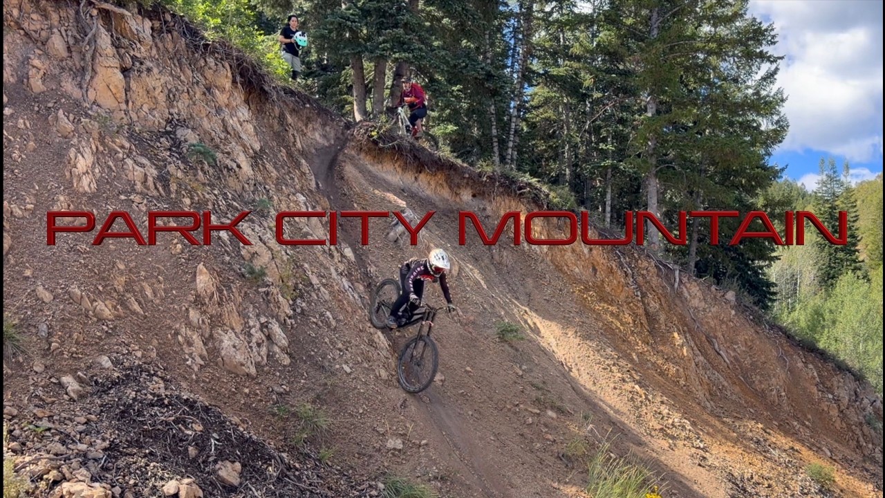 День 2 в дорожном путешествии по Юте: велопарк Park City! (Red Bull, Grave Digger и Moose Head) 1...